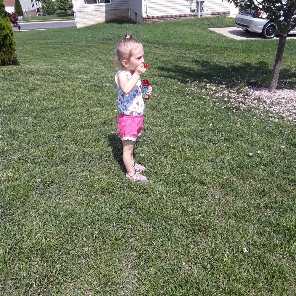 Two Girl’s Rompers, Handmade - Picture 6 of 7